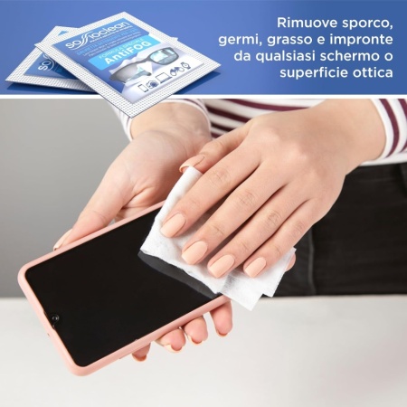 Set 200 Șervețele Umede pentru Curățat Ochelari, Lentile Optice, Ecrane și Monitoare, Ambalate Individual, Fără Urme - Img 3