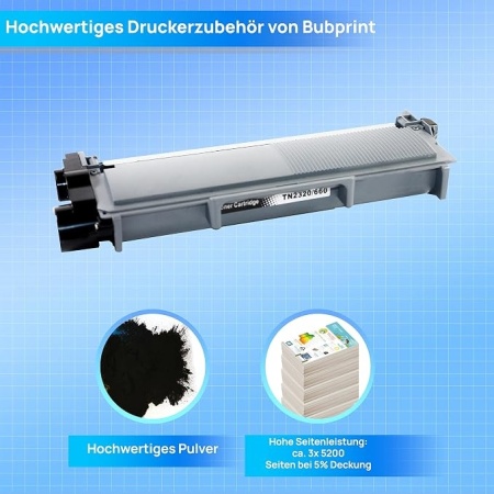 Set 3 cartușe toner compatibile Brother TN-2320 XXL / TN-2310, Typec, Negru (Black), pentru DCP-L2520DW, HL-L2340DW, MFC-L2700DW - Img 3