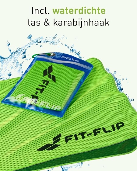 Set 3 prosoape răcoritoare instant Airflip Ice din microfibră, 100 x 30 cm, efect de răcire prin evaporare pentru gât și cap, ideale pentru drumeții, alergare, tenis și fitness - Img 11