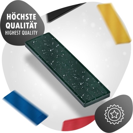 Set 50 Cale și Distanțiere din Plastic pentru Calare INTAKO, 30 x 100 mm, Grosimi Mixte 2–6 mm, Pene Plate pentru Montaj Tâmplărie PVC, Geamuri Termopan, Mobilier și Gresie/Faianță - Img 3