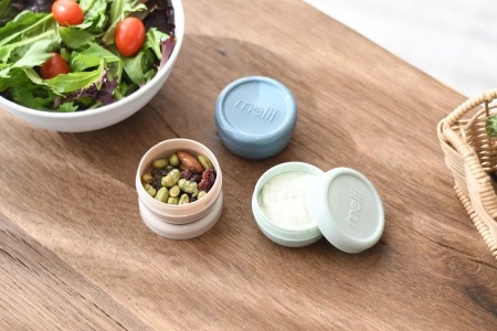 SET 6 BUC CUTII PENTRU CONDIMENTE, MELII, IVORY, SAGE, SLATE, BERRY, BLUSH, CACTUS FERN - Img 2
