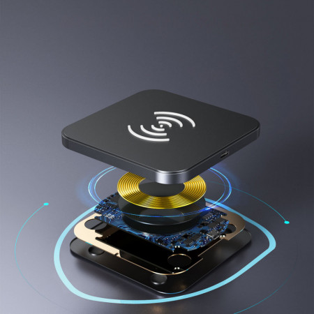 Set Choetech 2x Qi 10W incarcator wireless (2 colors, black and white) + cabluri 1.2m USB (T511-S black / white) - Img 7