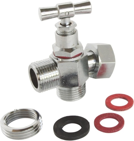 Set Complet Duș Igienic pentru WC, ABS Gri, Robinet 3 Căi, Furtun 1.2 m, Suport Inclus - Img 3