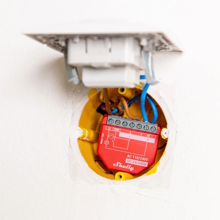 Shelly 1PM Gen4 multiprotocol (Wi-Fi+ Bluetooth / Zigbee 3.0) relay module, with power meter, Matter compatible - Img 4