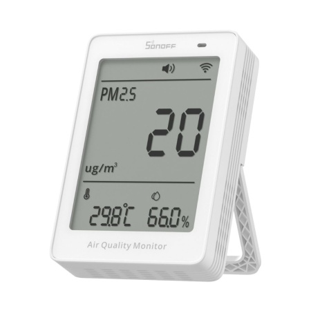 SONOFF AirGuard PM2.5/PM10 – SAWF-07P Monitor de calitate a aerului cu funcție de detectare a materiei prin Wi-Fi - Img 3