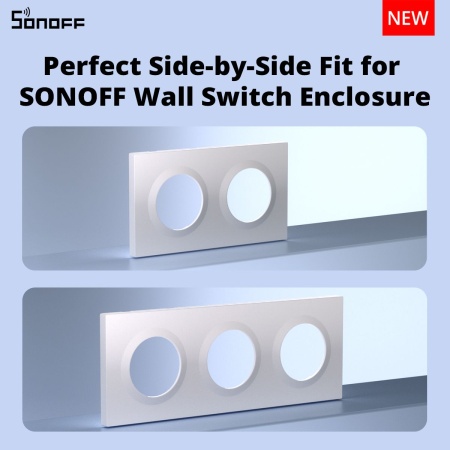 SONOFF EF2G Wall Switch Frame - 2 Gang for ERBS, E1GS and E1GSL switches - Img 3