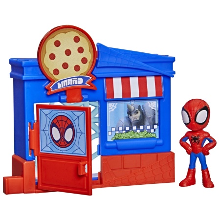 SPIDEY SI PRIETENII LUI UIMITORI MARVEL MINI SET PIZZERIA CU FIGURINA SI ACCESORII - Img 3