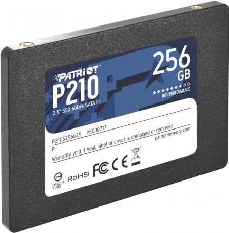 SSD Patriot P210S256G25 256GB, SATA3, 2.5inch