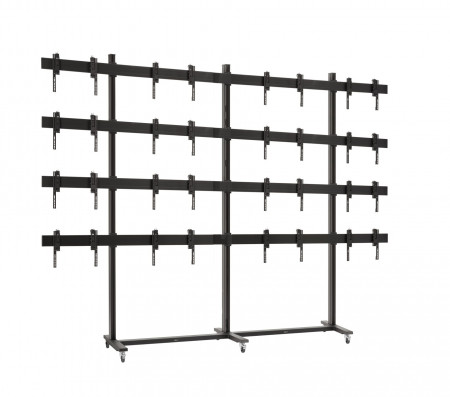 Stand Videowall 4x4 Vogel's TVW4455 cu baza mobila
