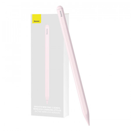 Stylus fara fir pentru telefon/tableta Baseus Smooth Writing (roz)