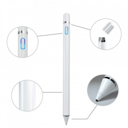 Stylus Pen capacitiv pentru iPad , Cartinoe, alb - Img 4
