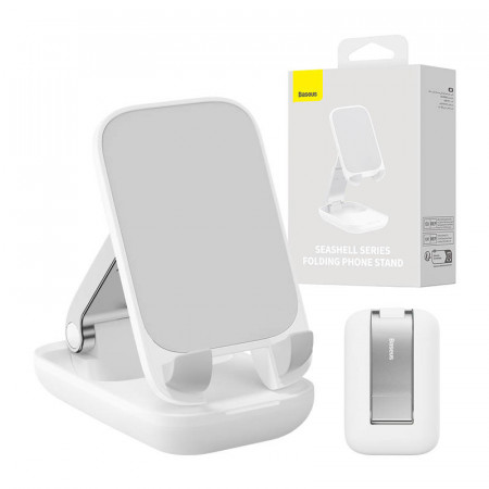 Suport pentru telefon pliabil Baseus (alb)