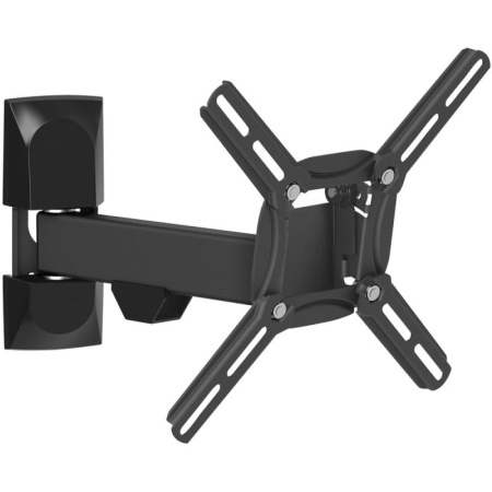 Suport TV Plat/ Curbat de perete Barkan 2300.B, reglabil, 19"-39", 25 Kg, Negru - Img 4