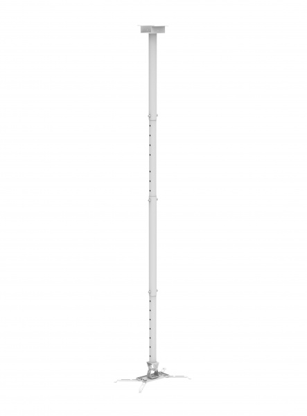 Suport videoproiector de tavan Blackmount CT-PRB-2L, dist. proiector-tavan: 111cm-198cm, alb - Img 7