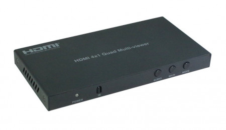 Switch HDMI Seamless, Multiviewer 4x1 Evoconnect HDS-841MV2, 1080P@60Hz, 5 moduri de afisare, cu telecomanda - Img 2