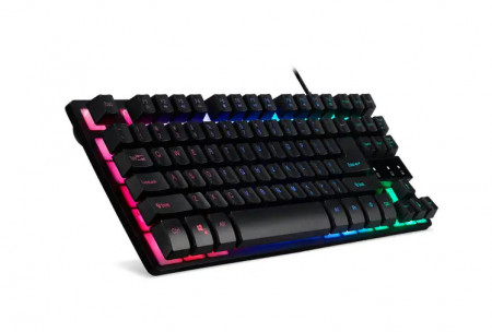 Tastatura, Acer, Nitro NKW120 GP.KBD11.01U, gaming, USB, mecanica, iluminare de fundal RGB, Negru - Img 3