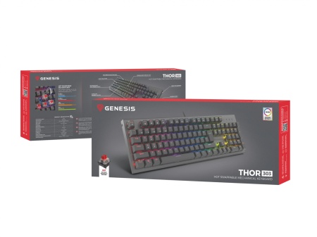 Tastatura Genesis Thor 303 R negru - Img 8