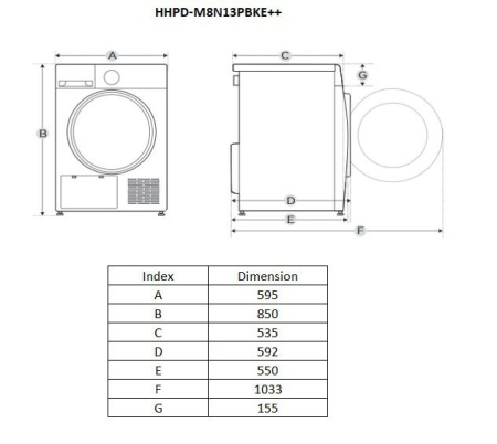 USCATOR DE RUFER HEINNER HHPD-M8N13PBKE+ - Img 6