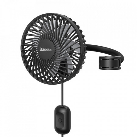 Ventilator Baseus auto cu suport pentru tetiera - negru