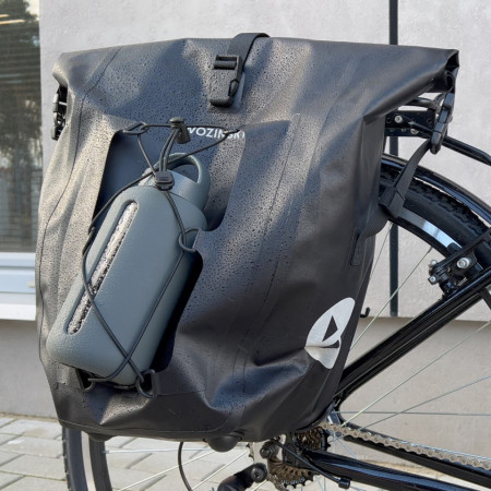 Wozinsky geanta de bicicleta impermeabila portbagaj 25l 2 în 1 negru (WBB24BK) - Img 2