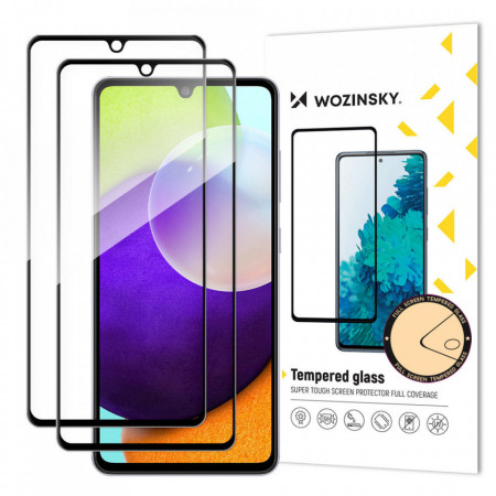 Wozinsky Set de 2x folii protectie Super Strength Full Glue Samsung Galaxy A33 5G Negru