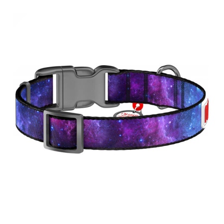 Zgarda din nailon cu cod QR pentru caine Waudog „NASA21”, marime s, latime 15 mm - Img 3