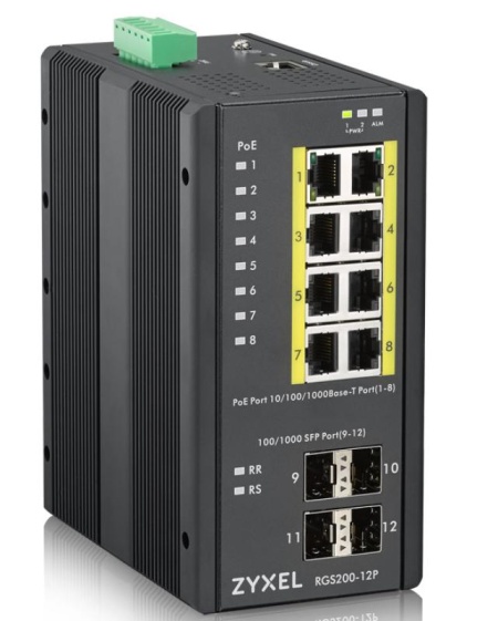 ZYXEL RGS200-12P 12PORT GBE POE SWITCH - Img 4