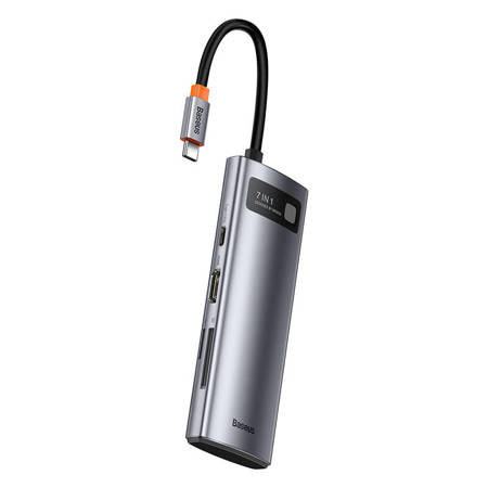 Adaptor Hub Baseus 7in1 USB-C la 2x USB 3.0 + HDMI + USB-C PD - Img 5