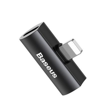 Adaptor Premium Baseus cu 2 porturi Lightning ce suporta incarcare si redare muzica in acelasi timp - Img 2