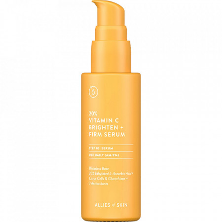 ALLIES OF SKIN 20% Vitamin C Ser de fata pentru iluminare si fermitate 30 ml