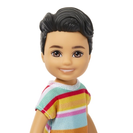 BARBIE PAPUSA CHELSEA BAIAT BRUNET CU OCHI CAPRUI - Img 3