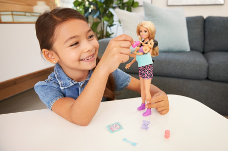 BARBIE PAPUSA SKIPPER FIRST JOBS BABYSITTER PAPUSA BLONDA - Img 3