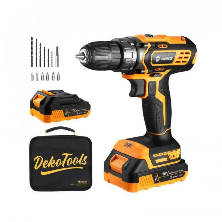 Burghiu cu acumulator Deko Tools DKCD16XL01-B5S2 16V