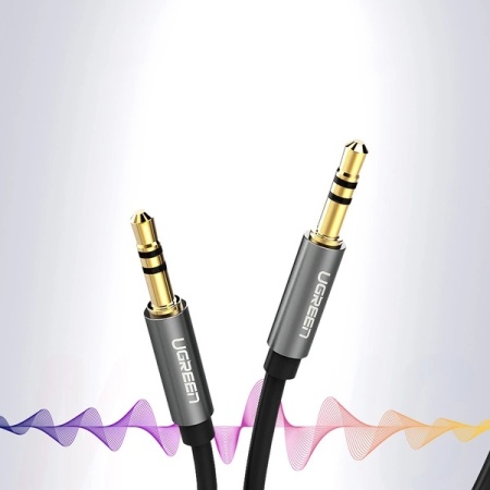 Cablu audio Ugreen AV119 10737 mini jack 3.5mm / mini jack 3.5mm 5m - negru - Img 5