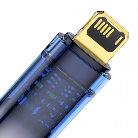 Cablu Baseus Explorer Series USB - Cablu Lightning 2,4A 1 m albastru (CATS000403) - Img 5