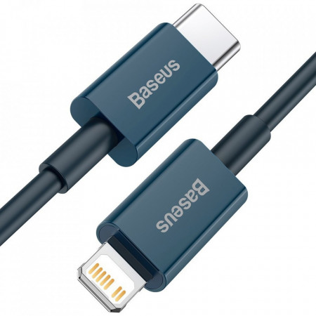 Cablu Baseus Superior USB Type C - Lightning fast charging data cable Power Delivery 20 W 1 m blue (CATLYS-A01) - Img 6