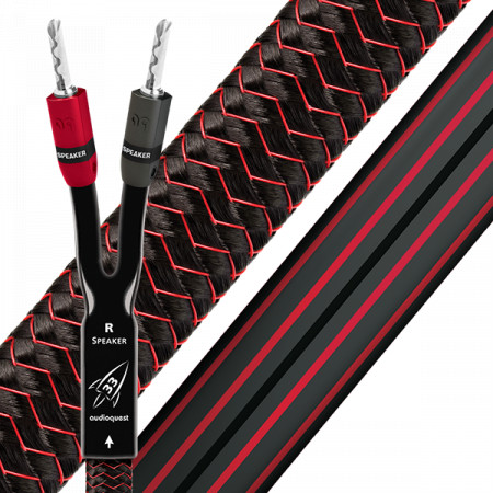 Cablu de boxe High-End cu mufe banana Audioquest Rocket 33, lungime 2.5m (pereche)