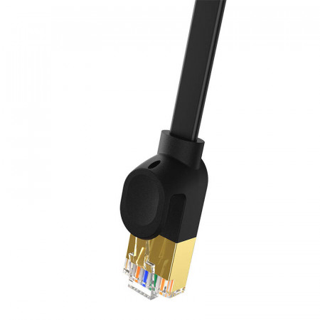 Cablu Ethernet RJ45 Baseus Cat 7 10Gb 1,5m negru - Img 3