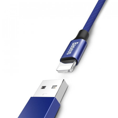 Cablu Lightning Baseus Yiven 120cm 2A (albastru) - Img 2