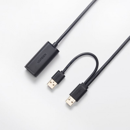 Cablu prelungitor activ Ugreen USB 2.0 5m black (US137) - Img 6