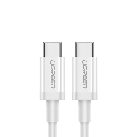 Cablu Ugreen US264 60518 USB-C / USB-C PD QC AFC 1m - alb