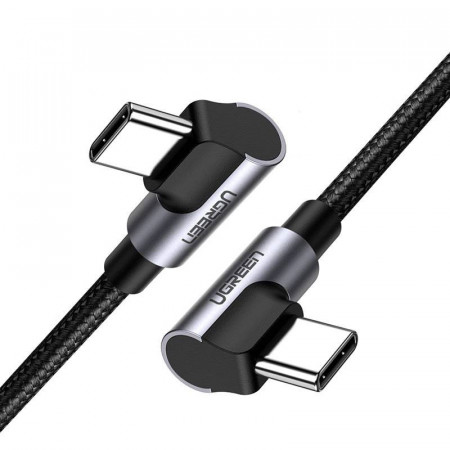 Cablu USB-C la USB-C UGREEN US323, PD, 3A 60W, 2m (negru)