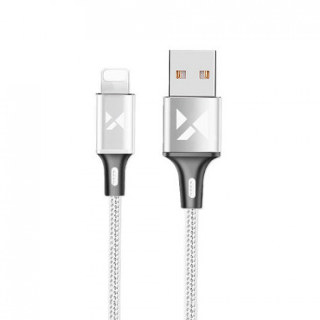 Cablu USB Wozinsky - Lightning 2.4A 2 metri alb (WUC-L2B)