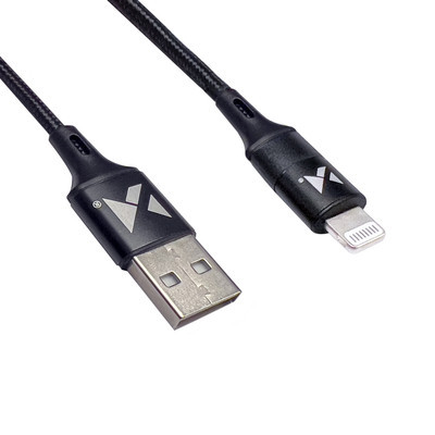 Cablu Wozinsky USB - Lightning 2,4A 2m negru (WUC-L2B) - Img 2