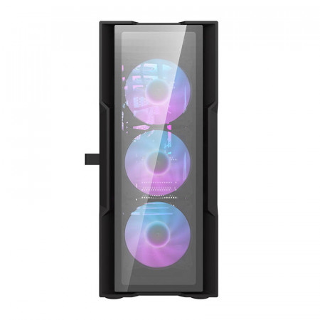 Carcasa computerului din sticla Darkflash DK431 + 4 ventilatoare (negru) - Img 3