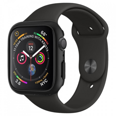 Carcasa protectoare Spigen Thin Fit Apple Watch 4 (44mm) - negru