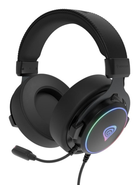 Casti cu fir Genesis Neon 764 negru - Img 19