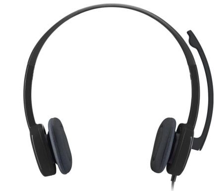 Casti cu microfon Logitech H151, negru - Img 3