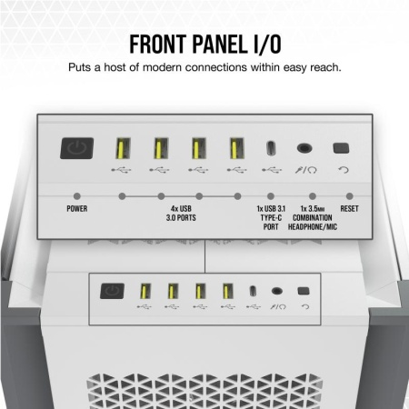 CR Case 7000D AIRFLOW Full-Tower White - Img 11