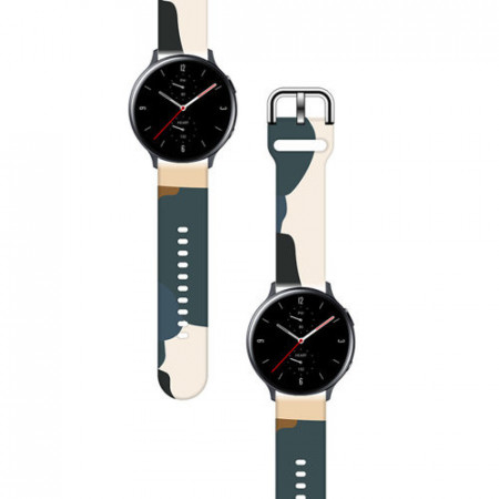 Curea de schimb Moro pentru Samsung Galaxy Watch 46mm silicon camo negru (13)